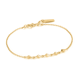 Gold spike bracelet / Ania Haie